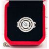STAMPED 925 RING WITH 2.53 CT MOISSANITE VVS D
