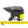 Image 2 : HAND CARVED SOAPSTONE POLAR BEAR 4" X 2.5"