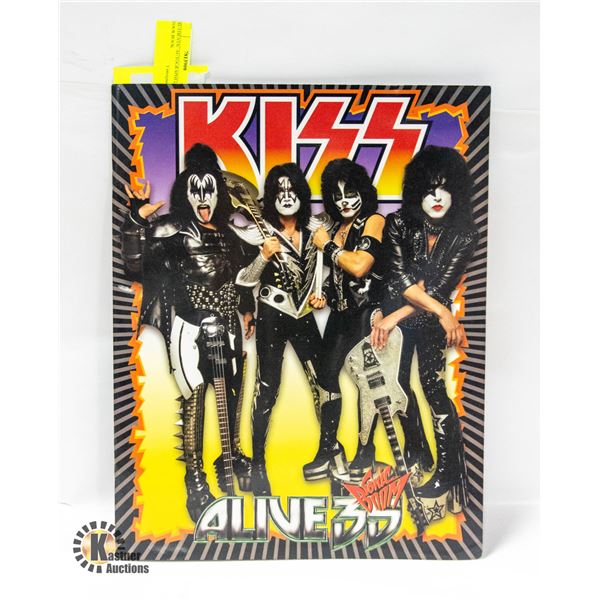 AUTHENTIC AUTOGRAPHED KISS TOUR BOOK