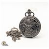 Image 1 : MYTHICAL 3 HEADED DRAGON ON TOP LID OF POCKET