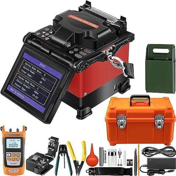 NEW VEVOR FIBER FUSION SPLICER AUTOMATIC FOCUS