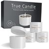 Image 1 : NEW CASE OF 24 TRUE CANDLE 4OZ CANDLE TINS W/ LIDS