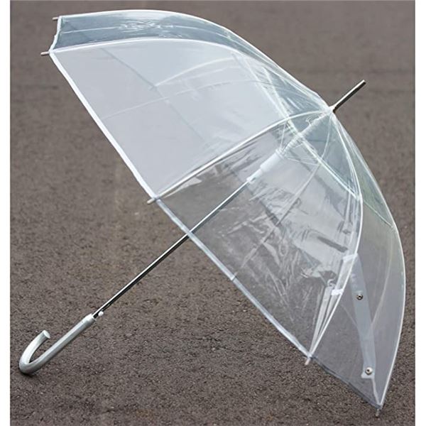 PAIR OF NEW 46" CLEAR UMBRELLA'S