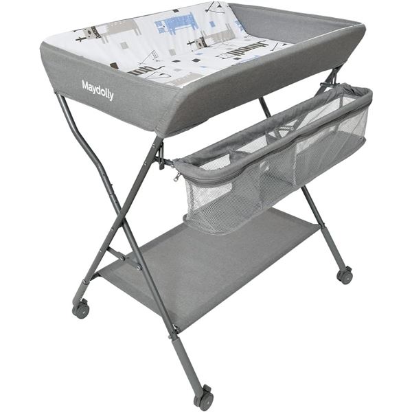 NEW MAYDOLLY DIAPER CHANGING TABLE, FOLDING WITH
