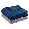 Image 2 : NEW AMZ BASICS QUEEN SIZE 15LB WEIGHTED BLANKET