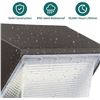Image 2 : NEW KADISION 100W PHOTOCELL LED WALL PACK LIGHT