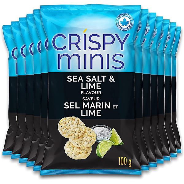 NEW CASE OF 12 CRISPY MINIS SEA SALT & LIME RICE