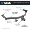 Image 2 : NEW REESE 84018 TOWPOWER HITCH RECEIVER 2  INCH