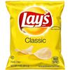 NEW CASE OF 35 BAGS OF LAY'S CLASSIC CHIPS