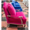 Image 2 : OVERSIZED PINK HIGH BACK LOUNGE CHAIR