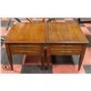 Image 1 : END TABLES (2) 21" X 26" X 21"