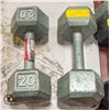 Image 1 : BAILIFF SEIZURE: TWO 20LB DUMBELLS