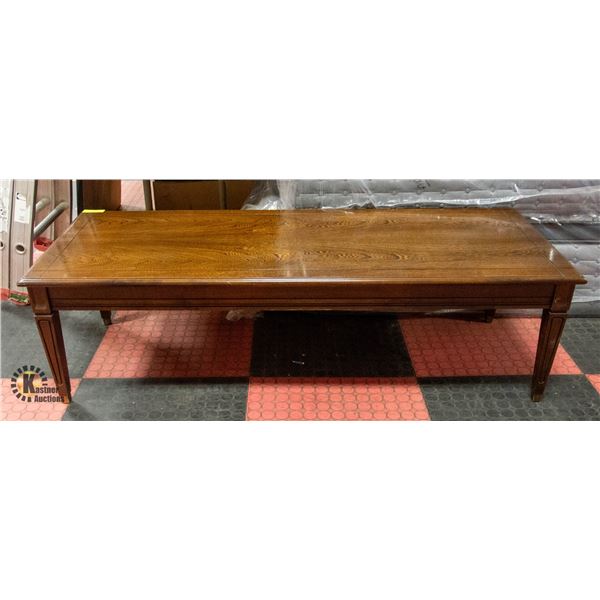 COFFEE TABLE 54" X 20" X 15"