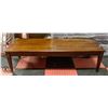 Image 1 : COFFEE TABLE 54" X 20" X 15"