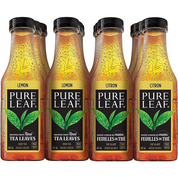 NEW 12 PACK OF PURE LEAF LEMON ICED TEA