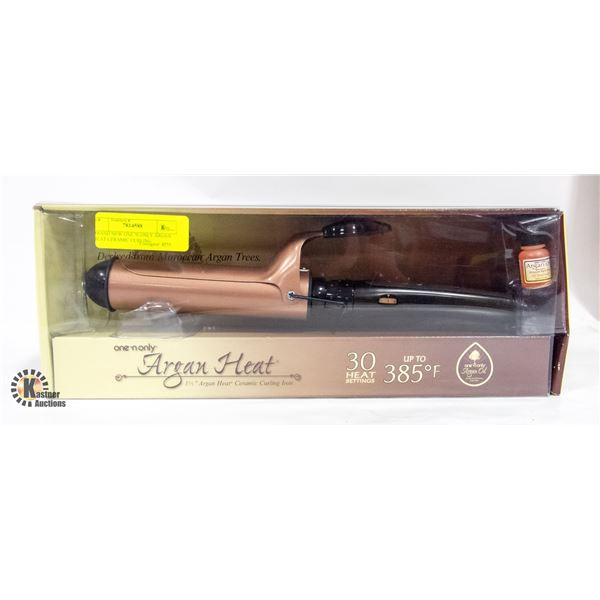 BRAND NEW ONE 'N ONLY ARGAN HEAT CERAMIC CURLING