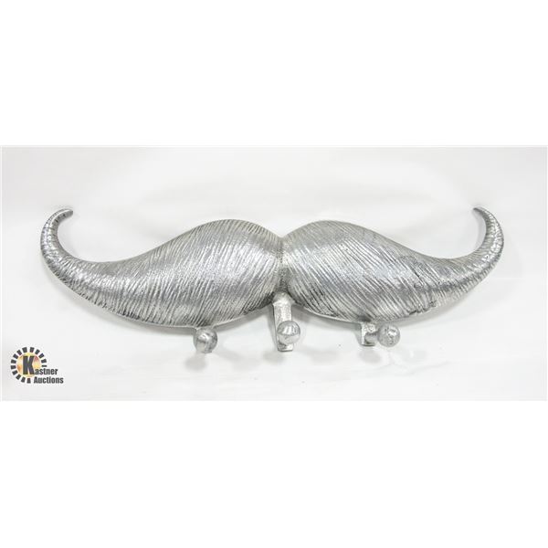 LARGE METAL MUSTACHE COAT RACK FROM PIER ONE