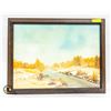 Image 1 : FRAMED OIL PAINTING