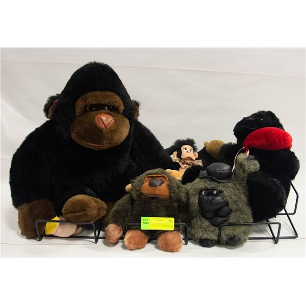 GORILLAS AND MONKEYS LOT OF 7
