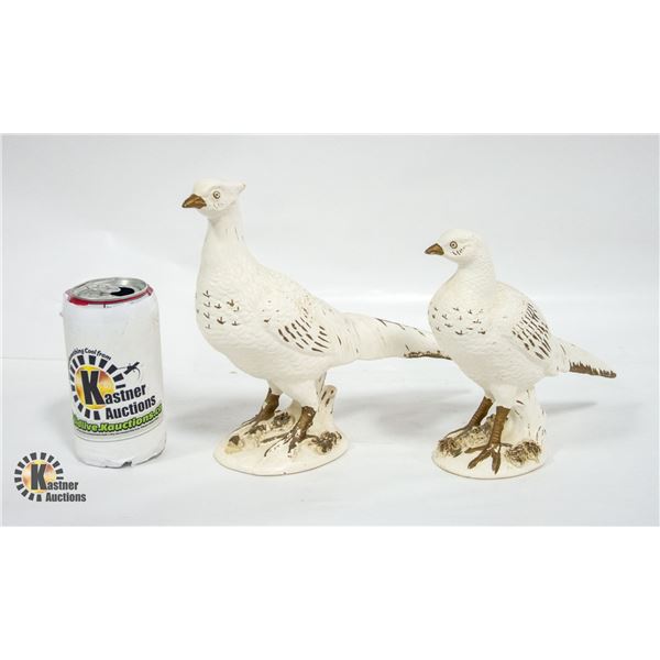 PAIR OF PORCELAIN PHEASANTS FROM JAPAN