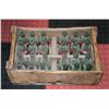 Image 1 : WOODEN COCA-COLA CRATE WITH COLLECTOR BOTTLES