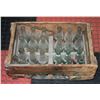 Image 1 : WOODEN COCA-COLA CRATE WITH COLLECTOR BOTTLES