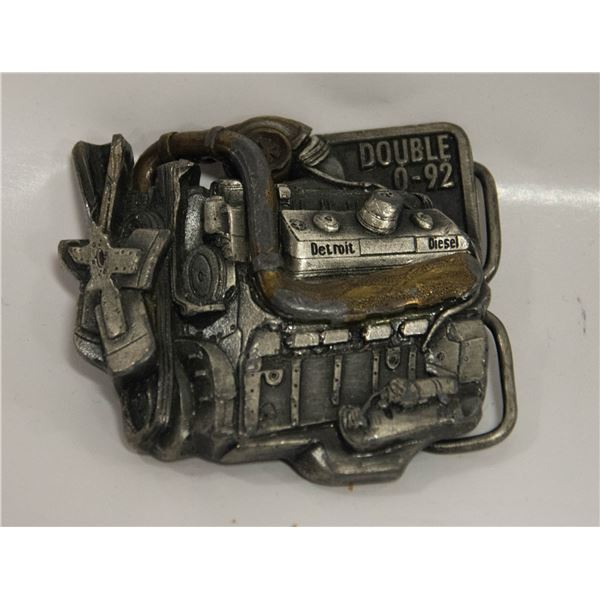 VINTAGE ALLISON DETROIT DIESEL BELT BUCKLE
