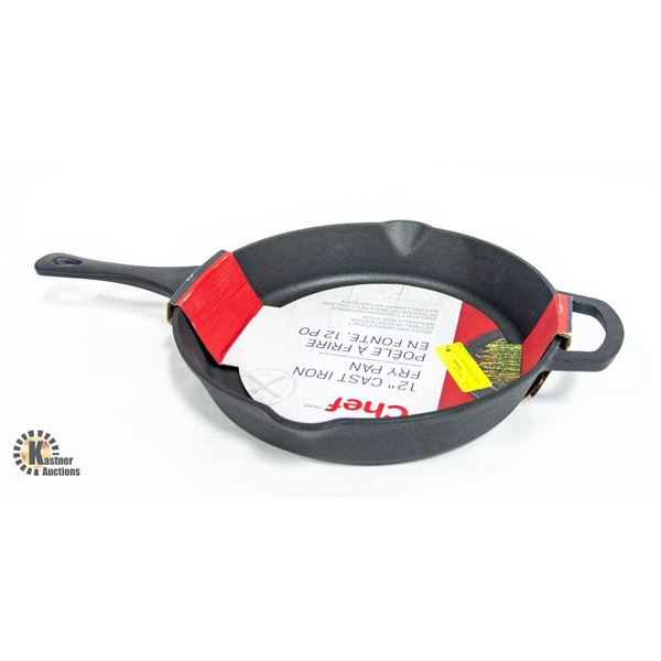NEW CAST IRON PAN