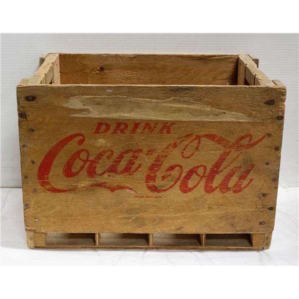 WOODEN COCA-COLA CRATE