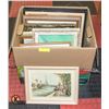 Image 1 : BOX OF PAINTINGS