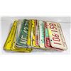 Image 1 : COLLECTION OF 21 OLD LICENSE PLATES