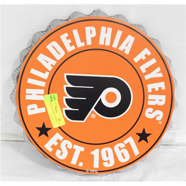 PHILIDELPHIA FLYERS CAP SIGN