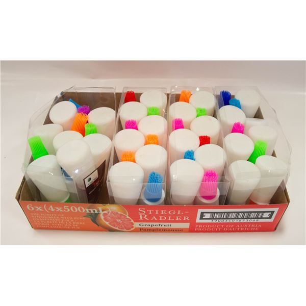 FLAT OF SILICONE HANDHELD CRAFT PAINT DISPENSERS