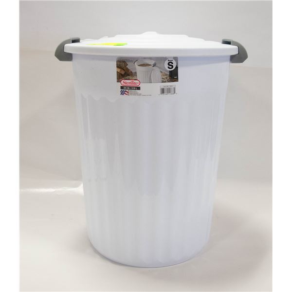 STERILITE 24QT UTILITY GARBAGE CAN W/LID