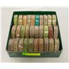Image 1 : 30 ROLLS OF NEW ASSORTED COLOURED RIBBON