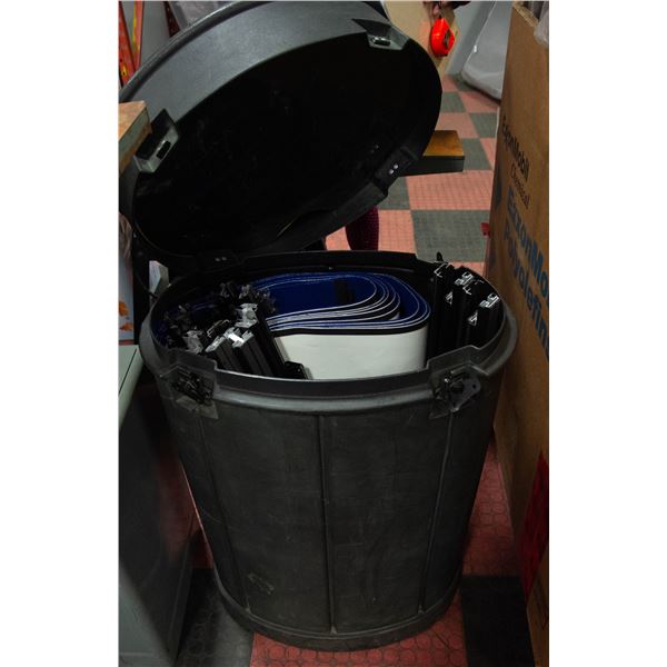 LOCKABLE TUB WITH CONTENTS