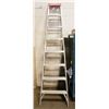 Image 1 : LARGE ALUMINUM 8 FOOT STEP LADDER