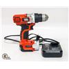 Image 1 : BLACK & DECKER DRILL W/CHARGER