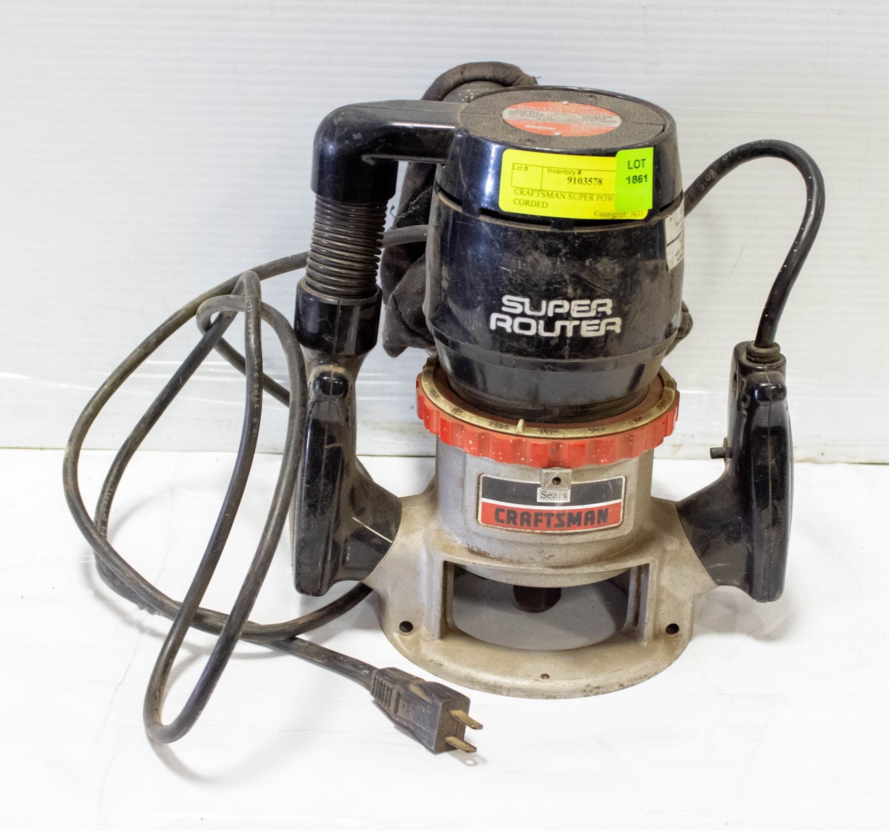 CRAFTSMAN SUPER POWER ROUTER CORDED