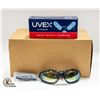 Image 1 : UVEX SAFETY GLASSES S0601X BLK QTY: 10