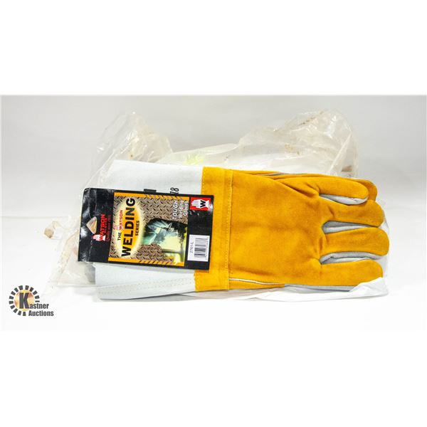 WATSON WELDING GLOVES 2761-L QTY: 6 (NEW)