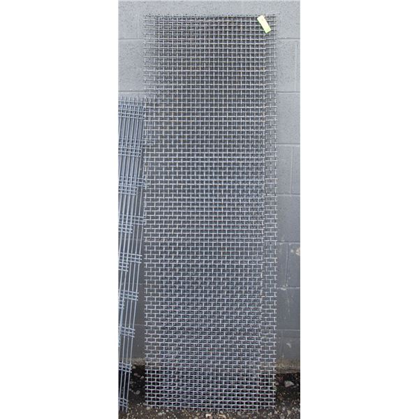 2PCS OF 61.5  X 18.25  HIGH CARBON STEEL SCREENS