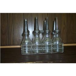 Long Neck Glass Oil Bottles