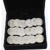 Image 1 : 18 CANADIAN SILVER 25 CENT COINS