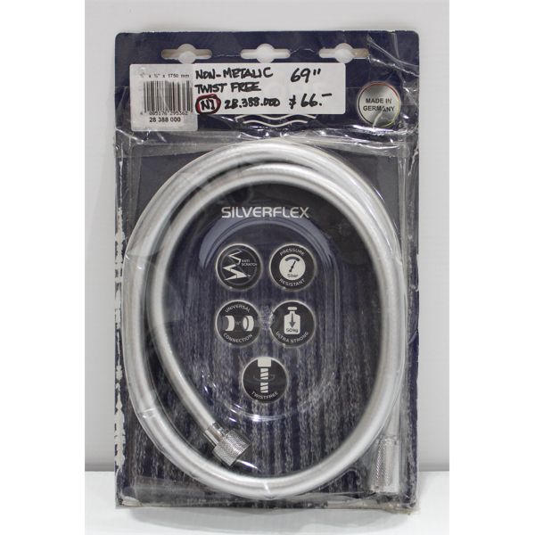 SILVERFLEX NON-METALIC TWIST FREE SHOWER HOSE