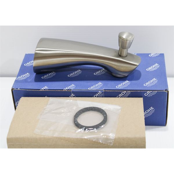 GROHE BRUSHED NICKEL DIVERTER TUB SPOUT