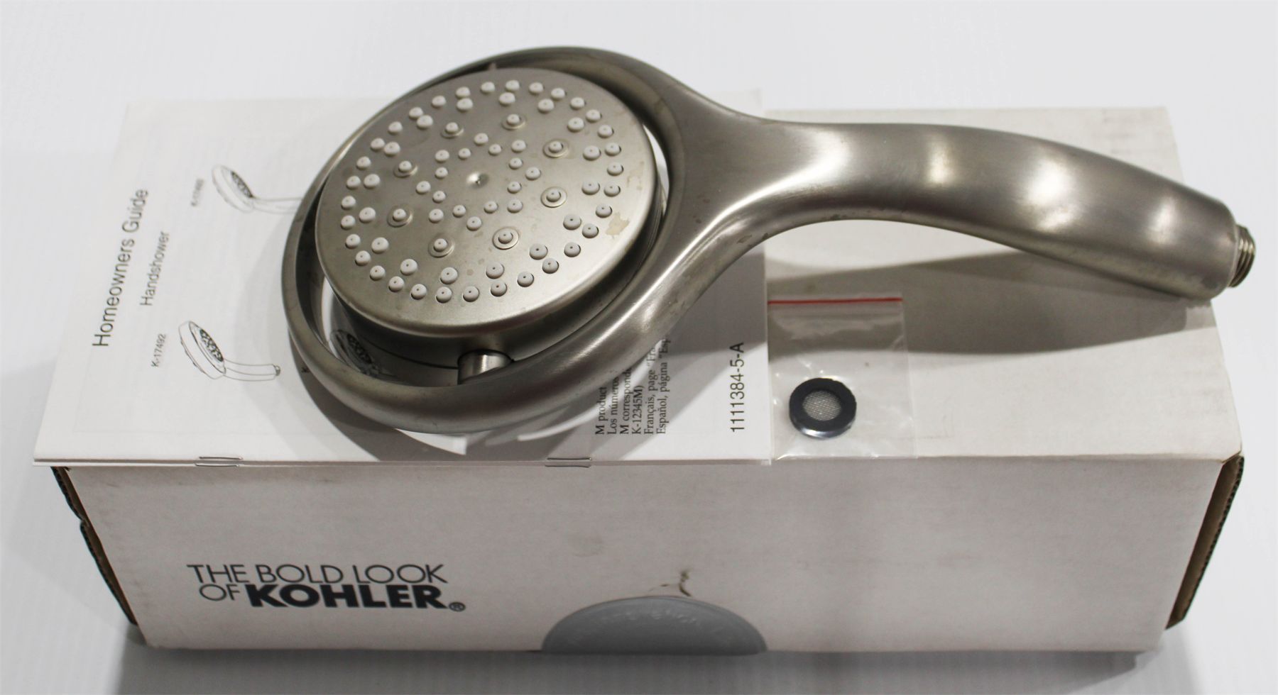 KOHLER BRUSHED NICKLE FLIPSIDE HAND SHOWER