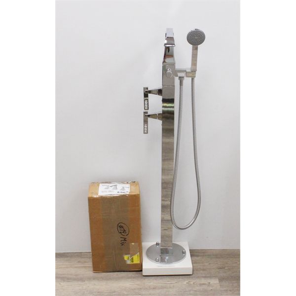 RUBINET FLOOR MOUNT TUB FILLER W/ MATCHING FAUCET