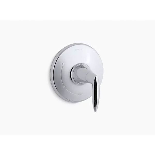KOHLER POLISHED CHROME RITE-TEMP VALVE TRIM