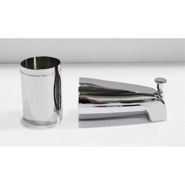 CHROME EXTENSION SPOUT W/ DIVERTER